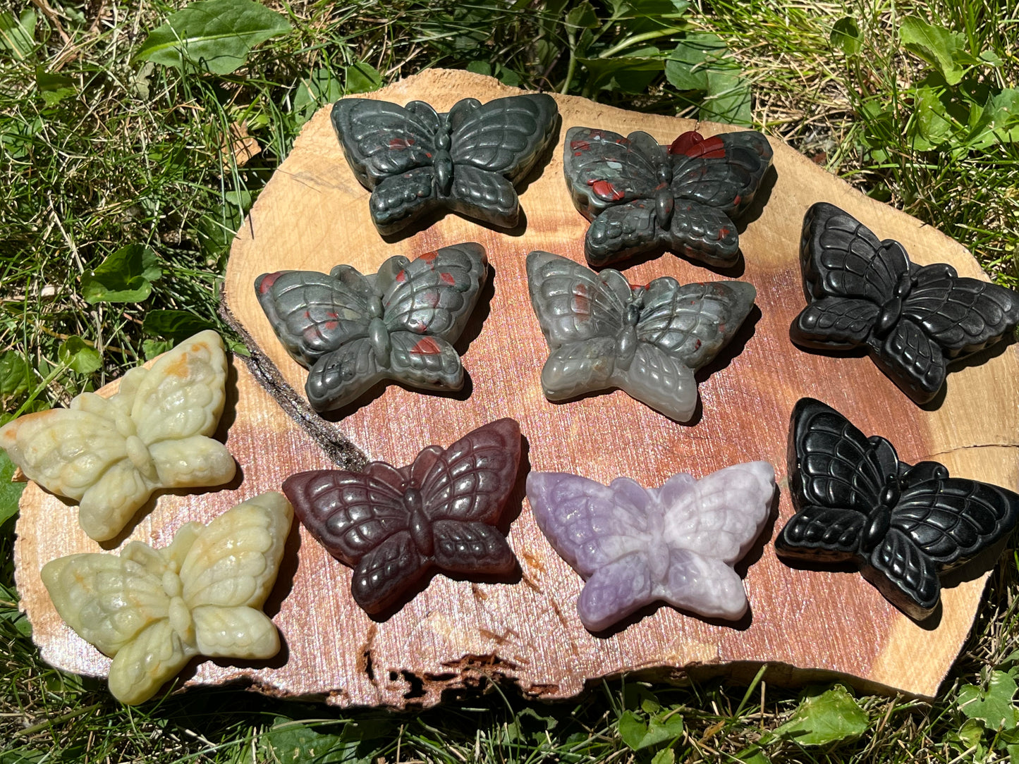 Butterfly Crystal Carving
