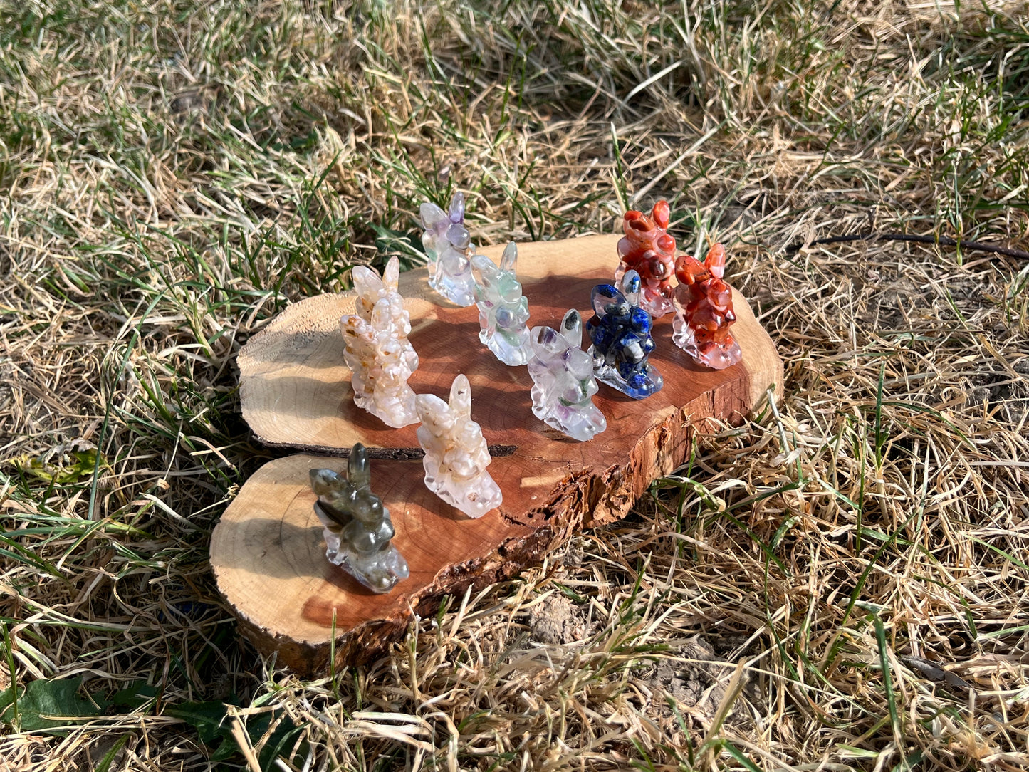 Fairy Carving - Resin with Crystal Chips