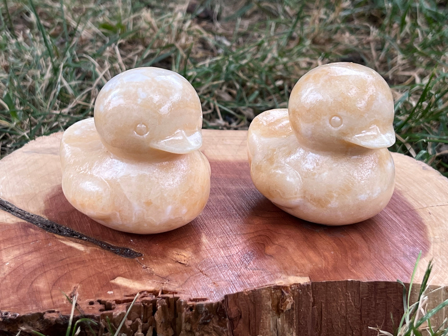 Duck Crystal Carving - Large