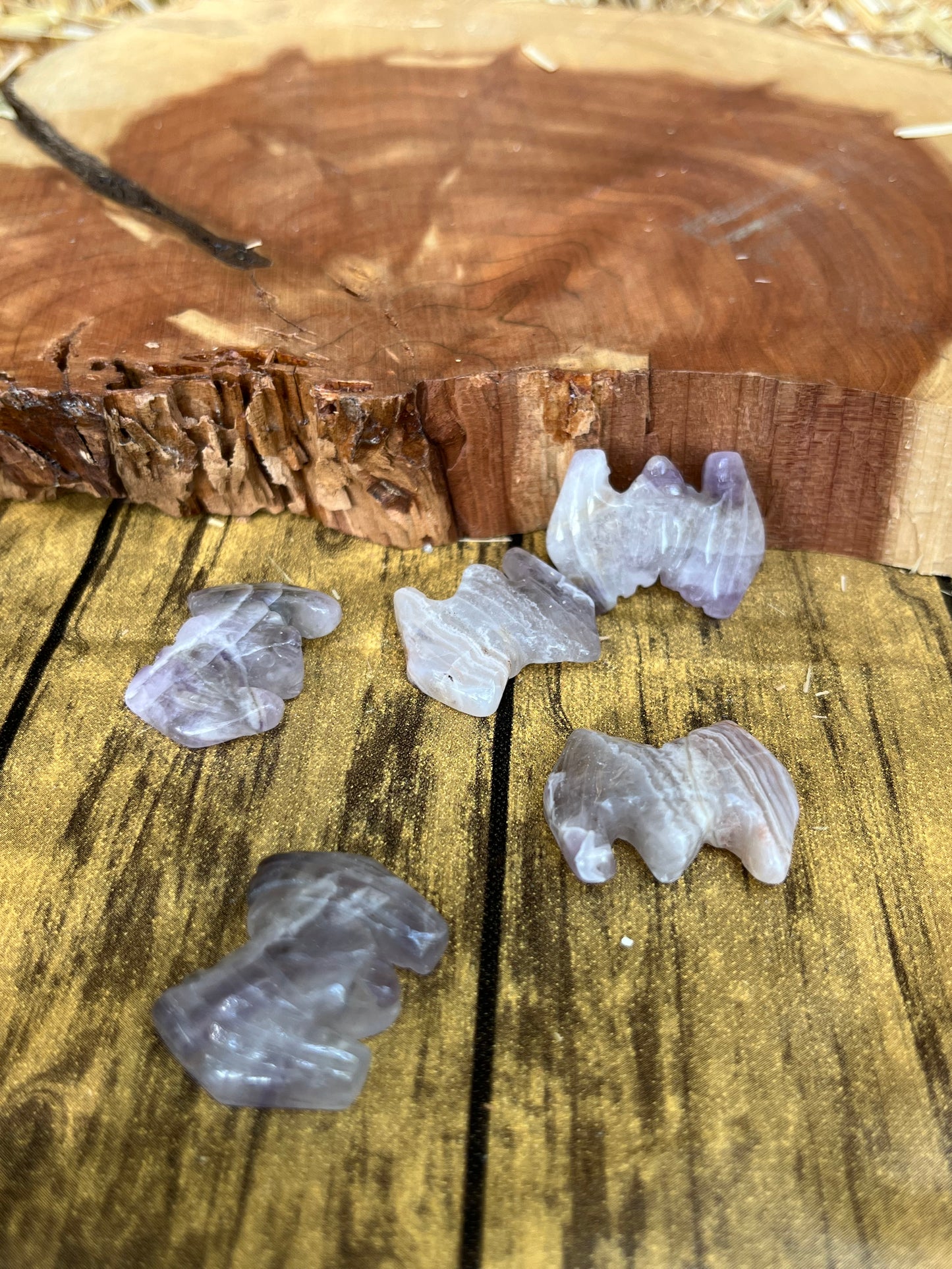 Bat Crystal Carving - Small